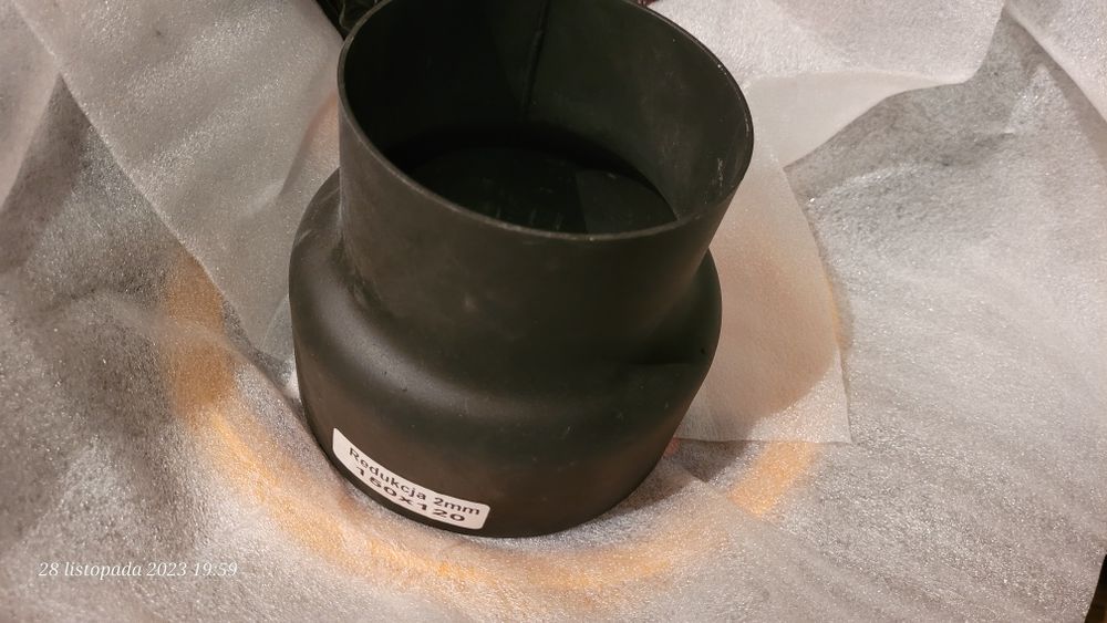 Redukcja kominowa 150mm na 120mm