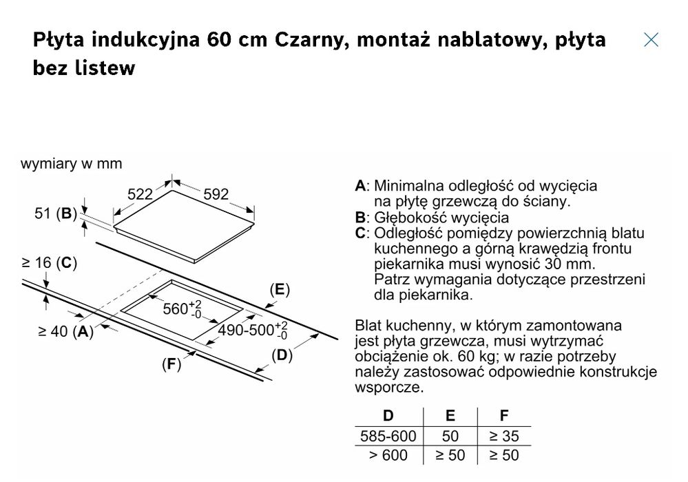 BOSCH Plyta Indukcyjna 

PUE611BB1E