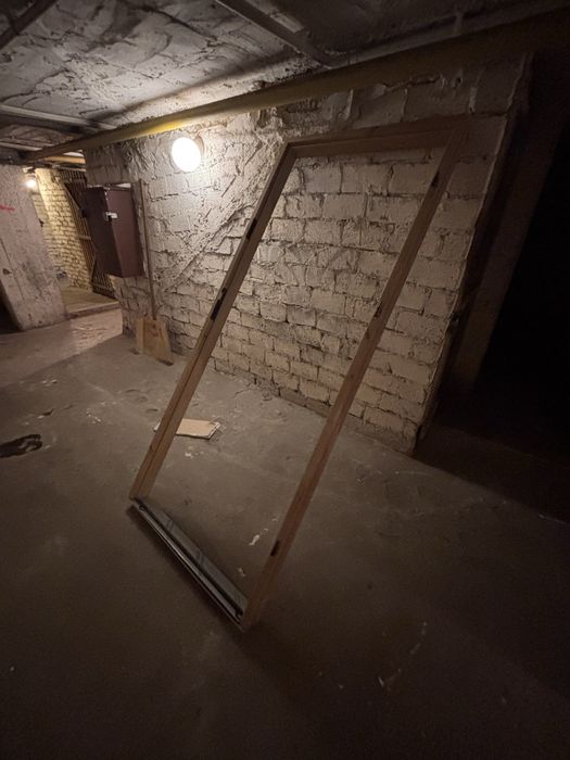 Ościeżnica prawa 80 kolor dąb Artisan czarne okucia