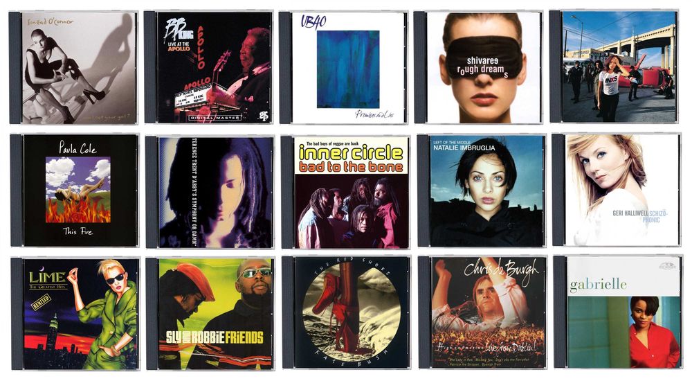 Pop, Rock, Reggae, Blues, Soul: Lote de 60 CD's [15]