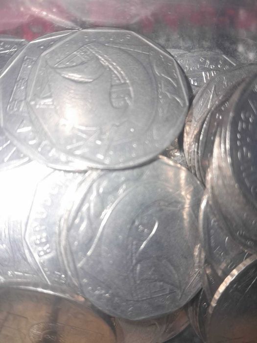 Moedas 50 escudos portuguesa 1986