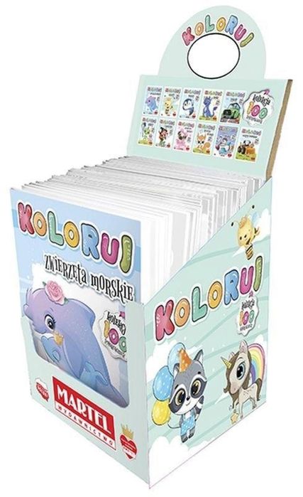 Kolekcja 100 kolorowanek. Koloruj Martel praca zbiorowa Rok wydania: