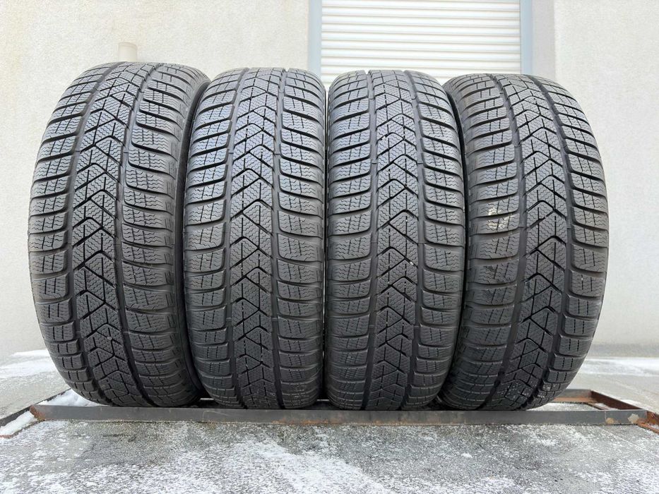 4szt zimowe 205/60R16 Pirelli 8mm 2024r bieżnik jak nowe! Z1160 gwaran