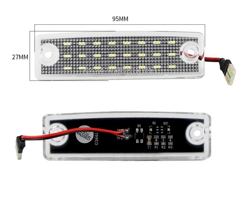 Пара Led підсвічування номера Peugeot Citroen Toyota Lexus Volkswagen