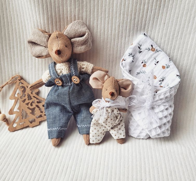 Myszki handmade w stylu Maileg