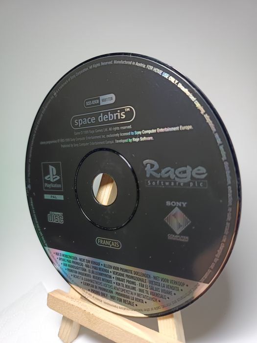 Space Debris Wydanie Promo PS3 PS2 PS1 PSX PlayStation