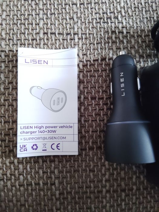 Ładowarka samochodowa Lisen B105+30W