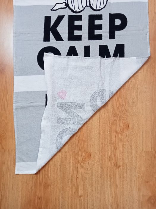 Ręcznik keep calm 140x70 nowy
