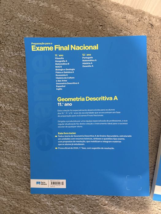 Livro preparação de exame nacional Geometria Descritiva A