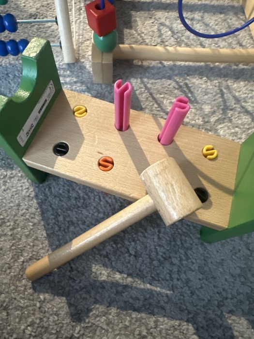 Zestaw drewnianych zabawek z ikea