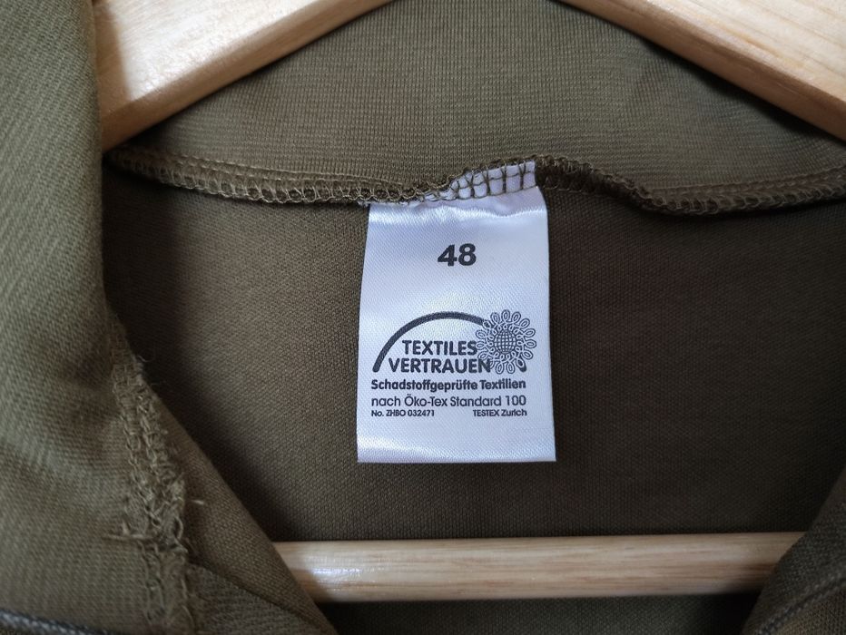 Чоловічий гольф з бавовни подовжений р.48 олива 100% cotton