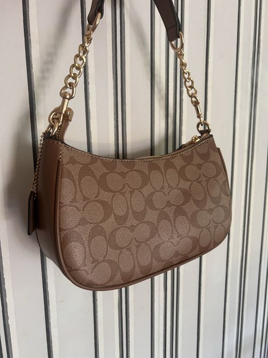Mala / bolsa Coach bege mulher