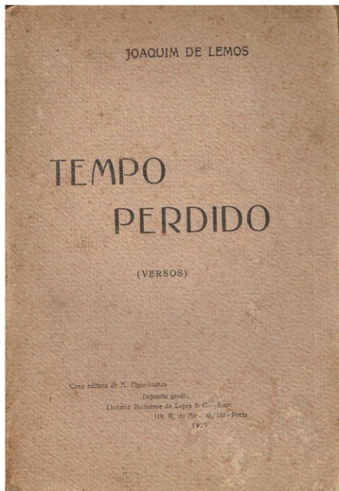 10782 Lost Time by Joaquim de Lemos / 1st Edition