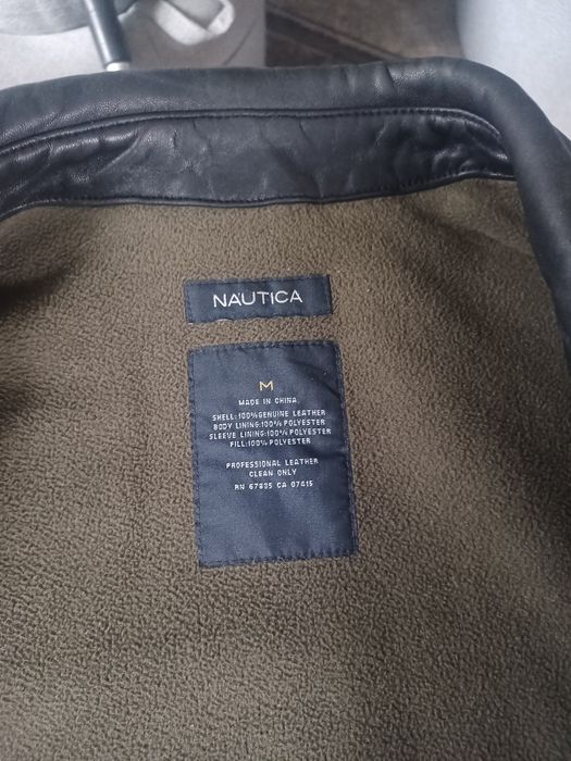 Męska skórzana kurtka Nautica