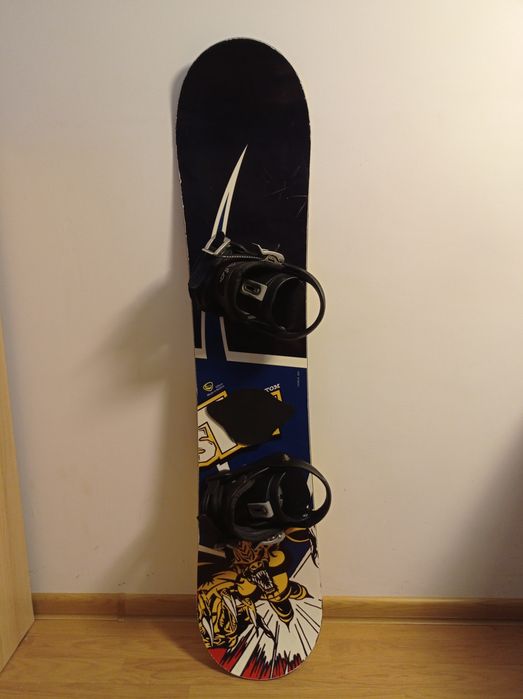 Deska snowboard 125 cm + wiązania