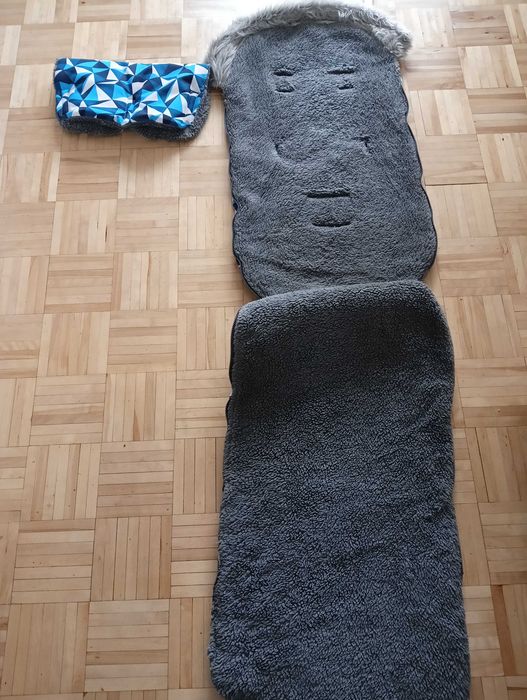 Śpiwór do wózka z mufka
