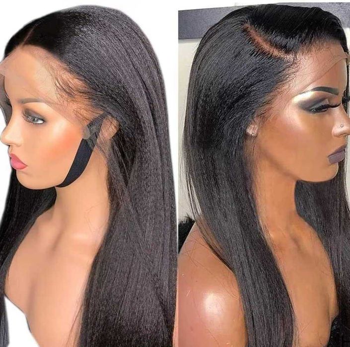 Peruca Cabelo Humano Brasileiro Virgem 45cm 150% Densidade