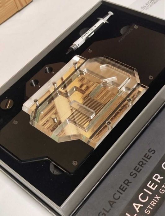 Водоблок Phanteks Glacier G1080 1070 нова кастом для відеокарти  1/4