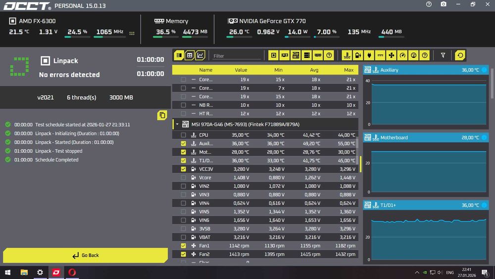 Материнська плата MSI 970A-G46 AM3+, з підтримкою AM3