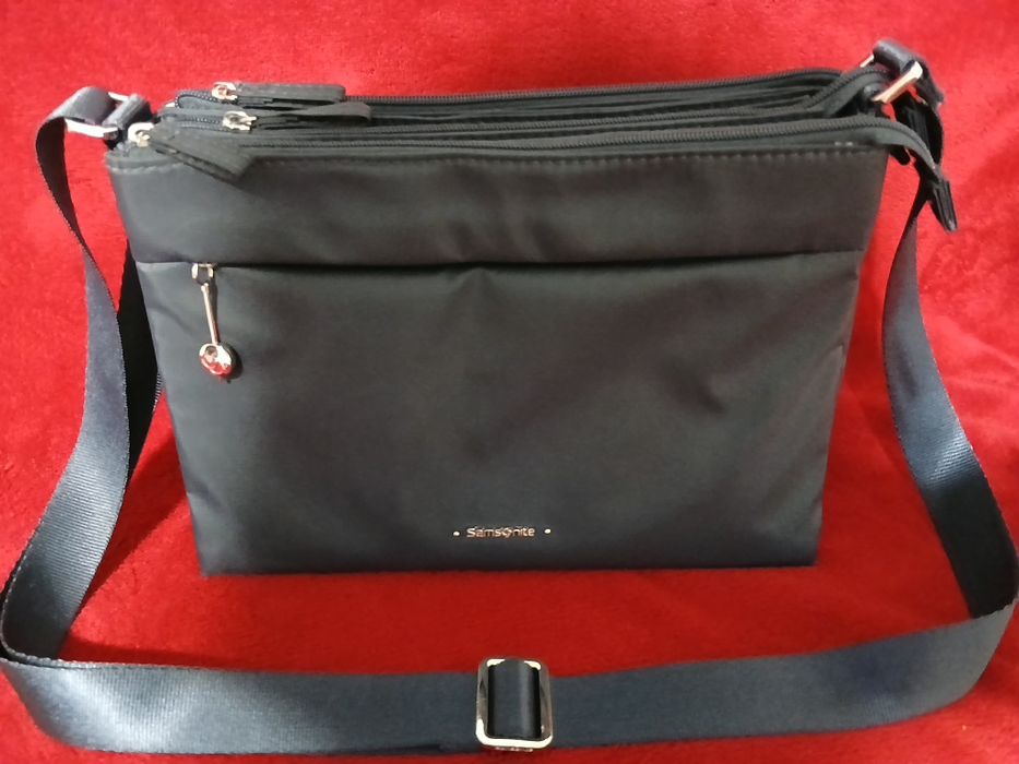 Samsonite mala/bolsa azul marinho