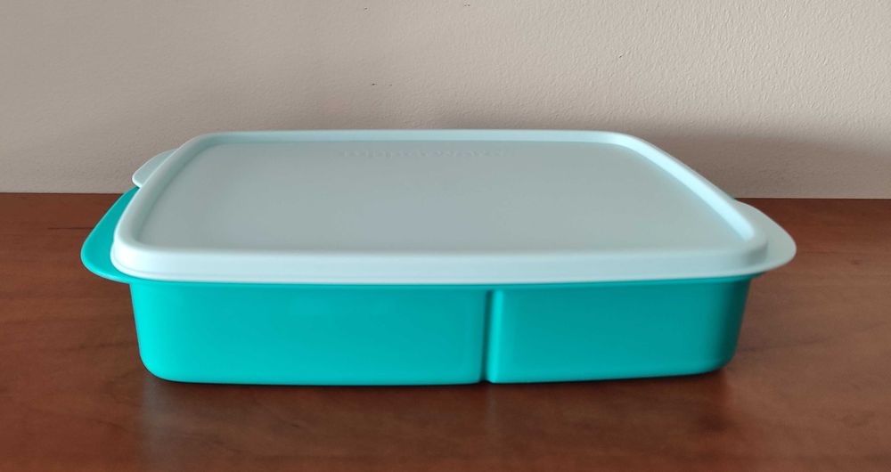 Tupperware caixa Snack com divisória424348127540684802