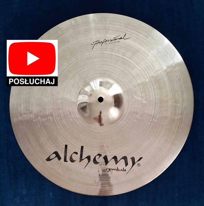 -- Alchemy Professional Rock Crash 18" 1607g -- Talerz - Perkusja