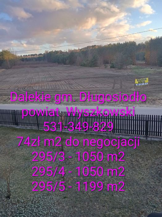 Działki z wyznaczonymi warunki zabudowy - Widok 3