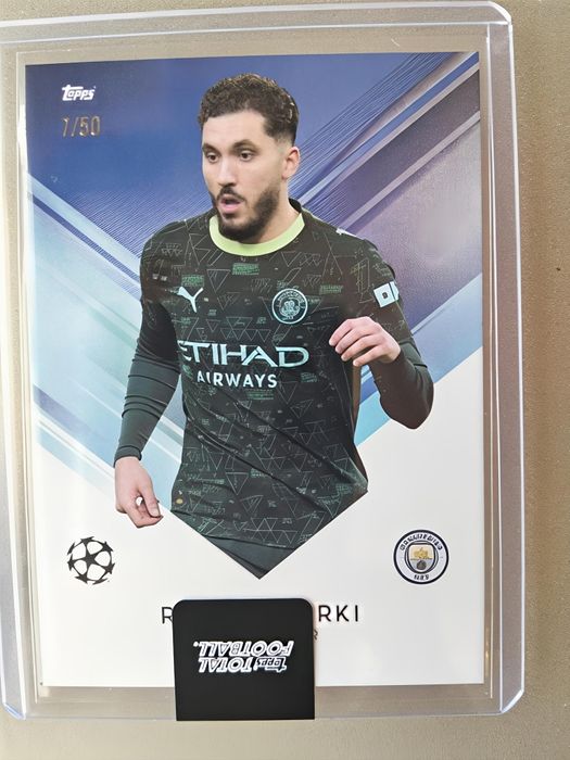 Carta Ryan Cherki numerada 07/50 Topps