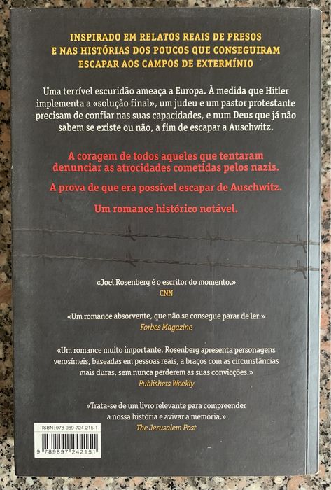 A Fuga de Auschwitz de Joel C. Rosenberg