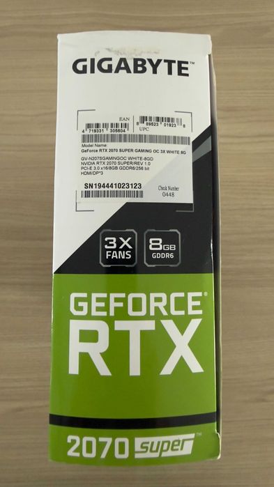 Gigabyte GeForce RTX 2070 SUPER GAMING OC 8GB WHITE – 3 wentylatory