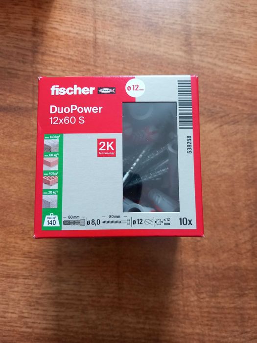 Kołki fischer 12x60 S