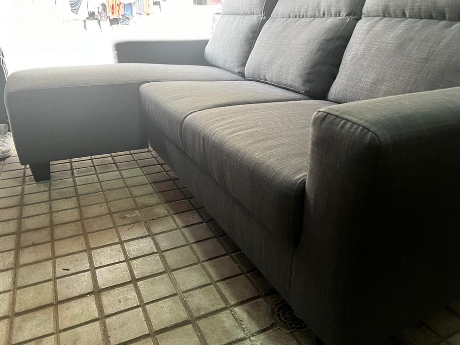 Sofa ikea com CHAISE LONGUE