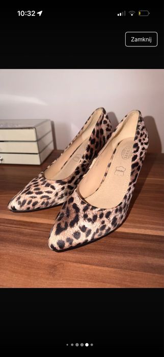 Szpilki nowe panterkowe rozmiar 39