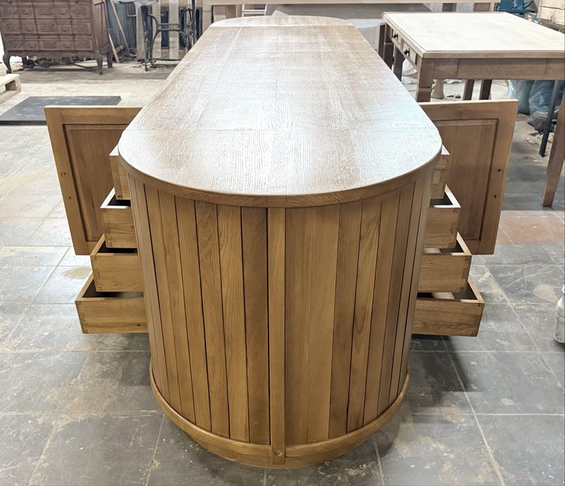 Okazyjnie! 3metrowa komoda dębowa dwustrona