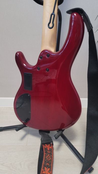 Cort action v plus dlx cherry red sunburst бас гітара 5 струн активна