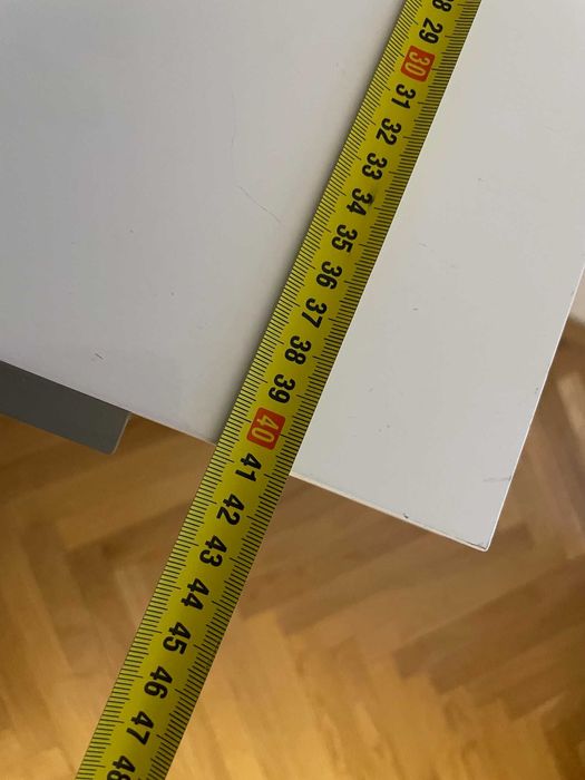 Biała szafka / komoda z półkami Bauhaus Wys 81 G41 S79 Stan bdb!