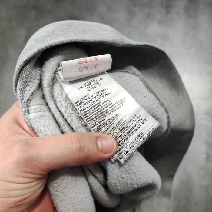 MĘSKA Bluza z Kapturem Hoodie Duże Logo Szara Nike SB Skateboarding