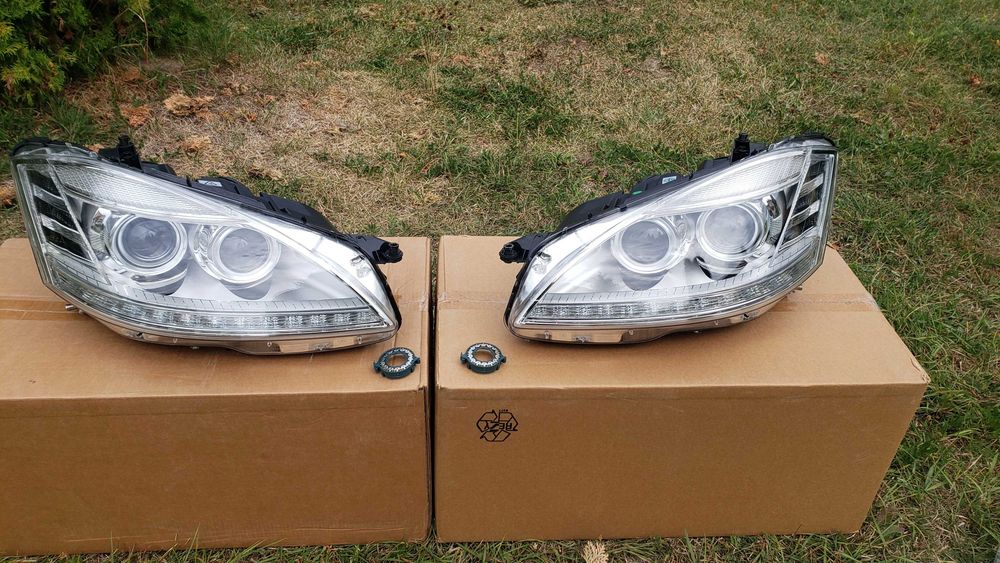 Фари на Mercedes S-Class W221 2005-09 р (Bi-Xenon апгрейд в W221 LCI)