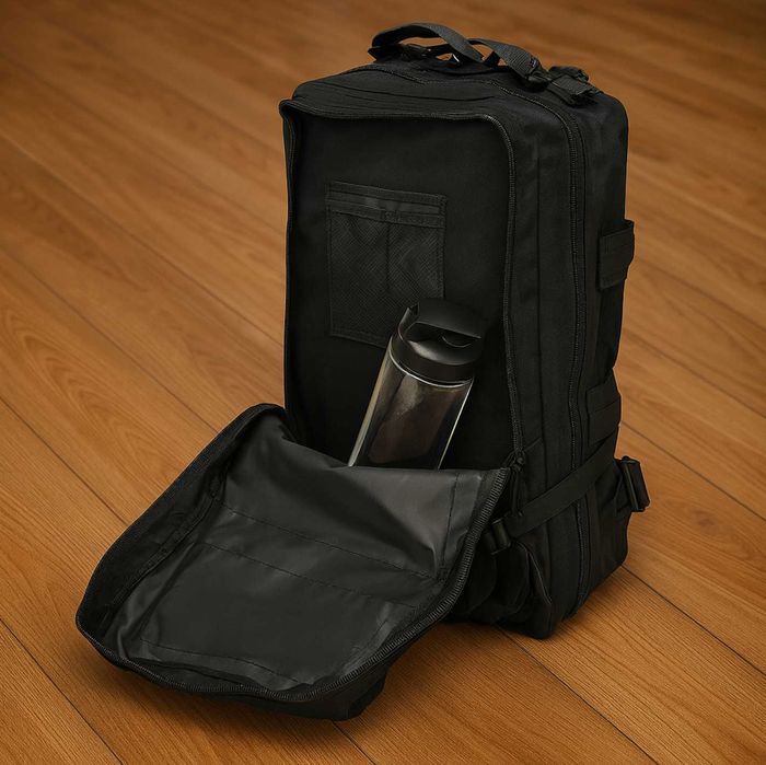 2w1 XXL Plecak Taktyczny Turystyczny Survival Wojsko 38L + Kosmetyczka