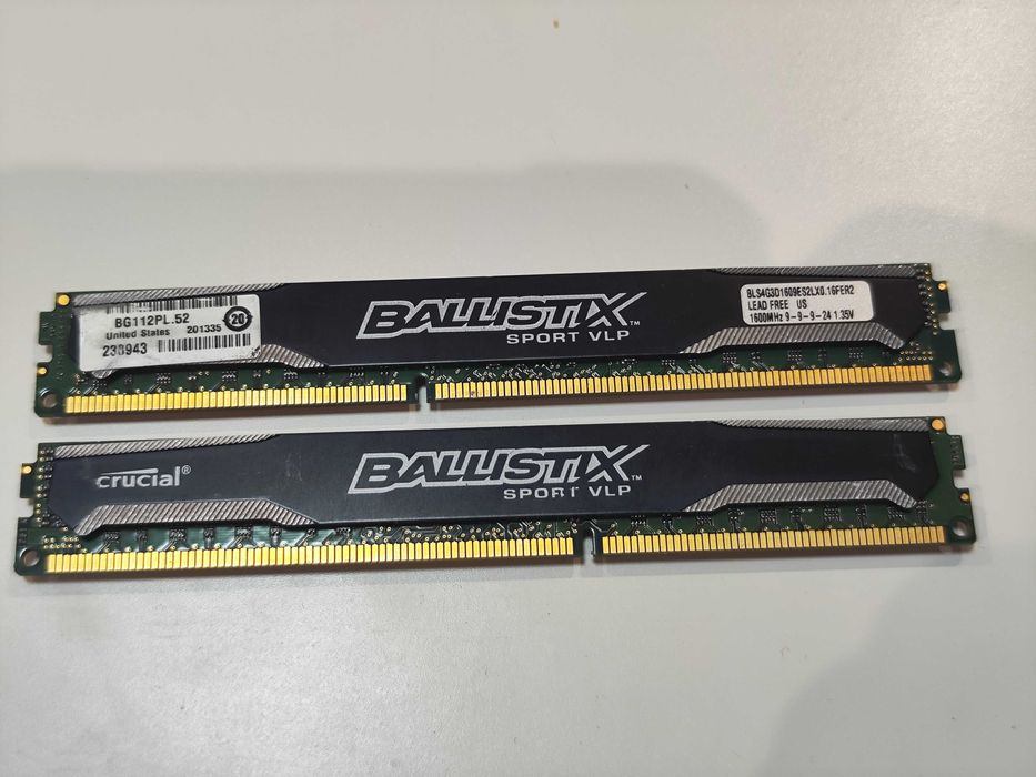 CRUCIAL Ballistix DDR3L 4GB 1600MHz 2x4GB (8GB)
