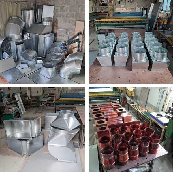 Жестянщик  -  різні  ВИРОБИ  з  БЛЯХИ  на  замовлення  -  вентиляція