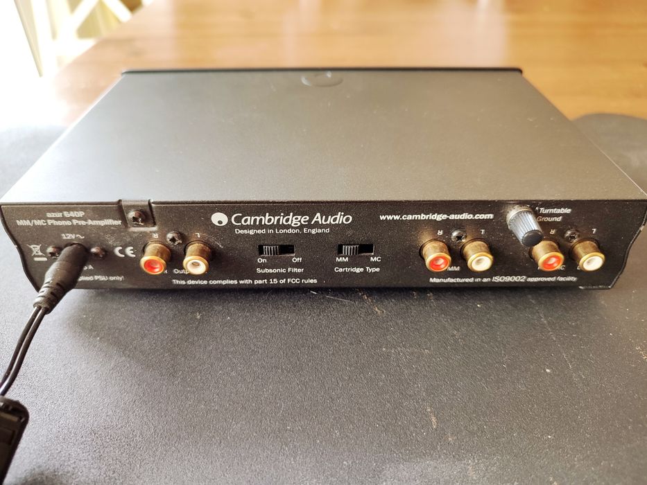 Cambridge Audio Azur 640P-B pré amplificador Phono MM/MC C/Novo!