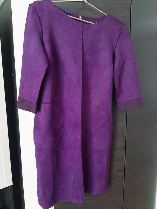 Платье из еко замши