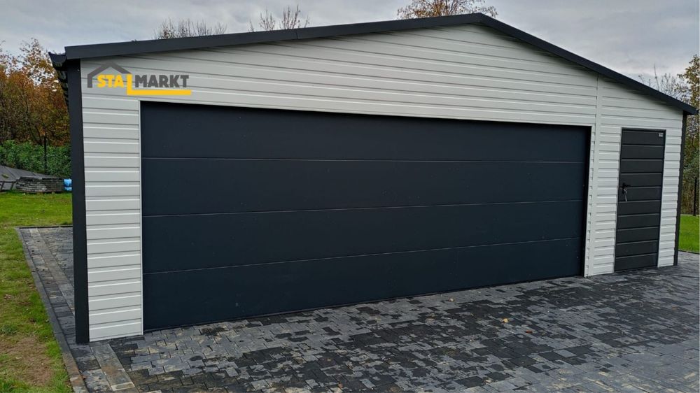 Nowy garaż blaszany 5x6m – producent, montaż GRATIS! Dębica