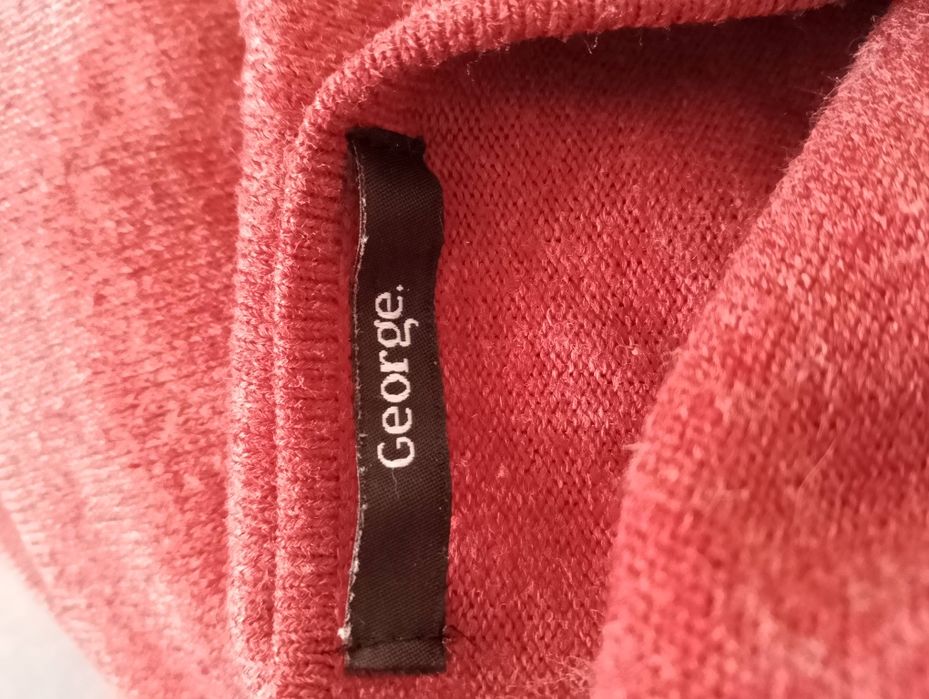 Bordowy kardigan, George, rozmiar 40