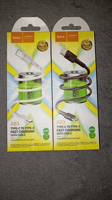 Кабель Hoco X83 USB 3.0 Type-C to Type-C (60W, 3А, 1м)