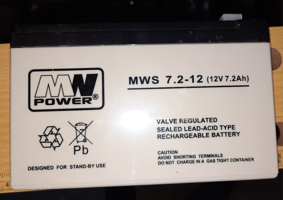 Akumulator MWS POWER 7.2 - 12 (3szt)