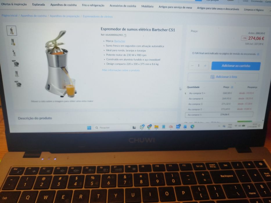 Barato para sair rapido Espremedor de citrinos profissional Metro