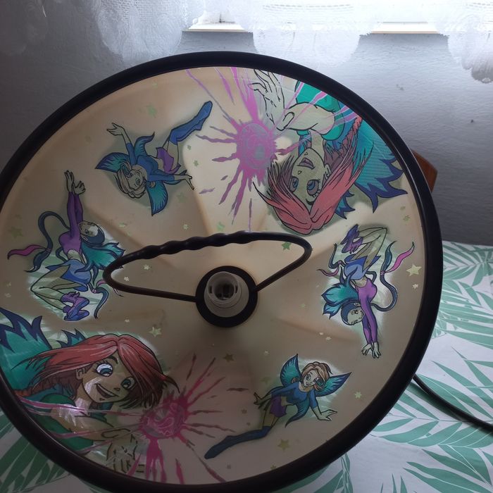 Sprawna lampa dla dziewczynki średnica 40 cm