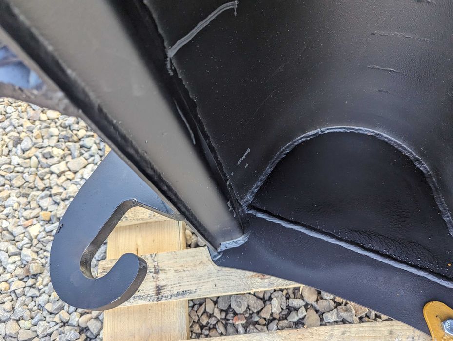 Łyżka 60 cm do minikoparki 0,5–2 t – mocowanie CW05, S355N + Hardox500